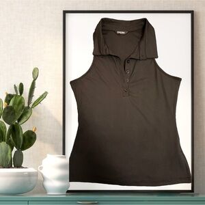 BOGO!  Black Sleeveless Polo